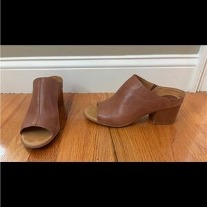 Kork-Ease Tan Leather Women's Mules